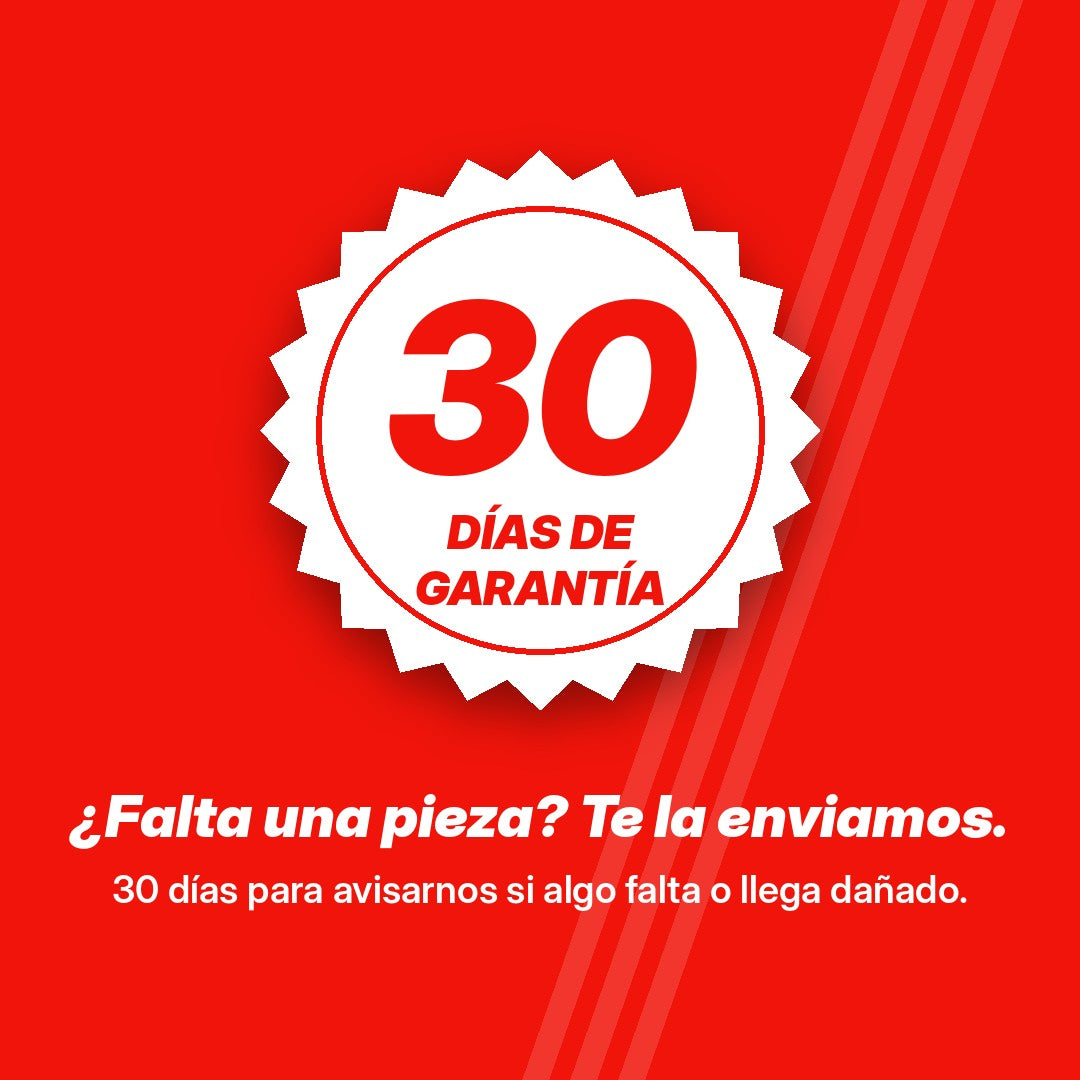 30 días de garantía